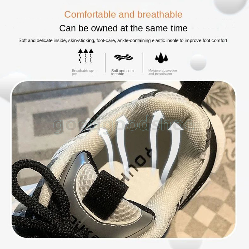 designer shoes sneakers womens shoes thick-sole trainers fashion casual tenis sports shoes women low-top flats comfortable height-increasing outdoor s