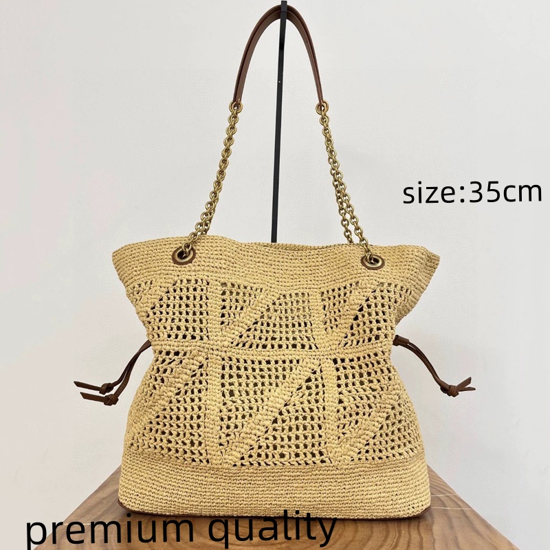 (Order by pic in opt, not by desc) Fashion Beach Bags Women Designer Totes Handbags Straw Shoulder Bag Crossbody Bags New Summer Seaside Vacation