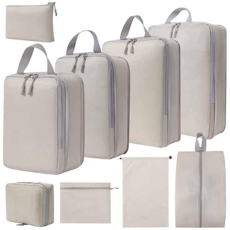 Compression Travel Storage Bag Set Digital Toiletry Cosmetic Storage Bag Shoes Luggage Clothing Travel Storage Bag