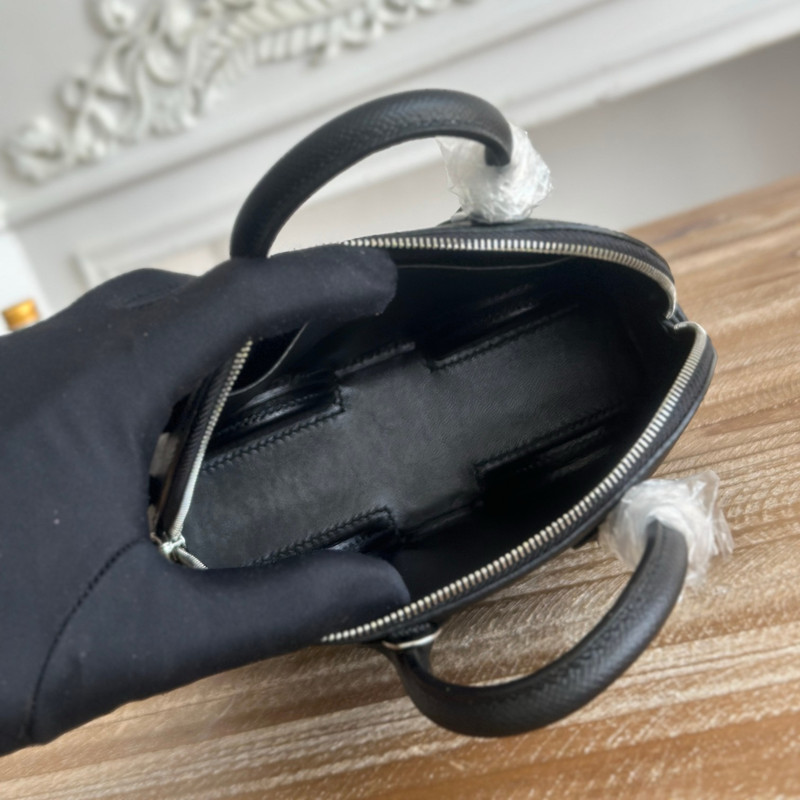 10a new Wheel Shell Wax Line High end Head Layer Cowhide Mini Bowling Women's One Shoulder Handheld Crossbody Bag Genuine Leather hand-made handle bag top