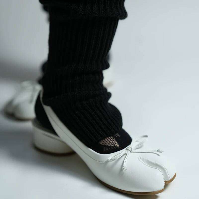 2025 Brand Design Tabi Split Toe Chunky High Heel Boots Leather Zapatos Fashion Autumn Women Shoes Botas Mujer