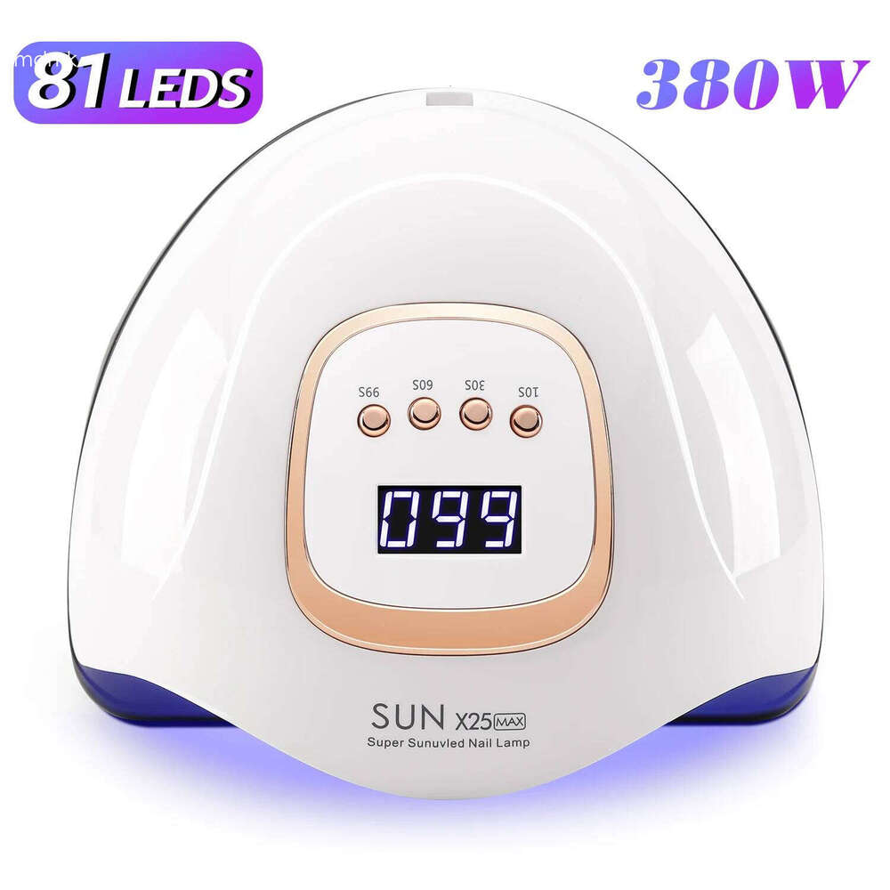 380W UV 81 LEDs Dryer hine with LCD Screen Quick-drying Manicure Lamp for Curing All Nails Gel Nail Art Tools X250709