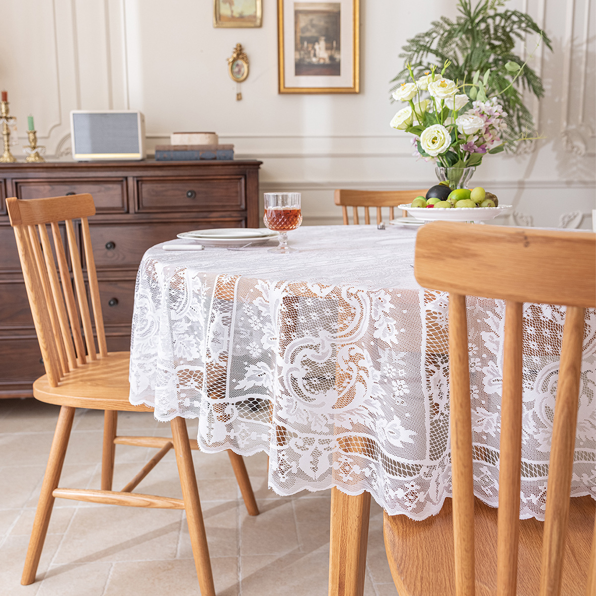 Tablecloth new white lace tablecloth home beautification decoration tablecloth ZTRZ01