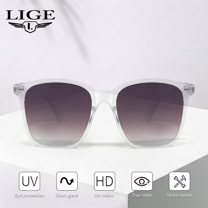 LIGE AI Smart Glasses UV-resistant running baseball sunglasses cycling glasses Wireless call music control Outdoor glasses Waterproofing in life