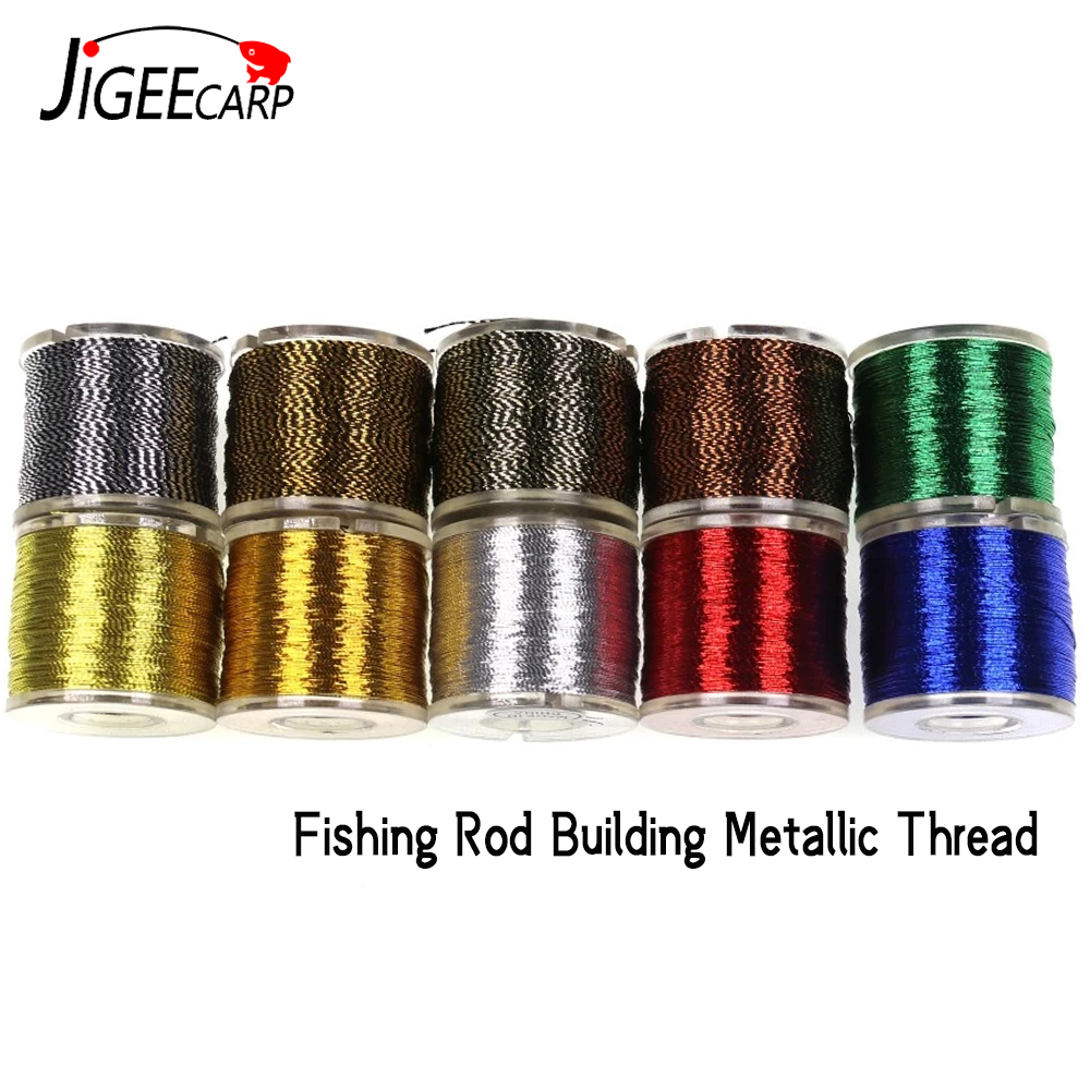 Jigeecarp 100 Iarde Per Canne Da Pesca Building Filo Metallico Guida Anello Fil…