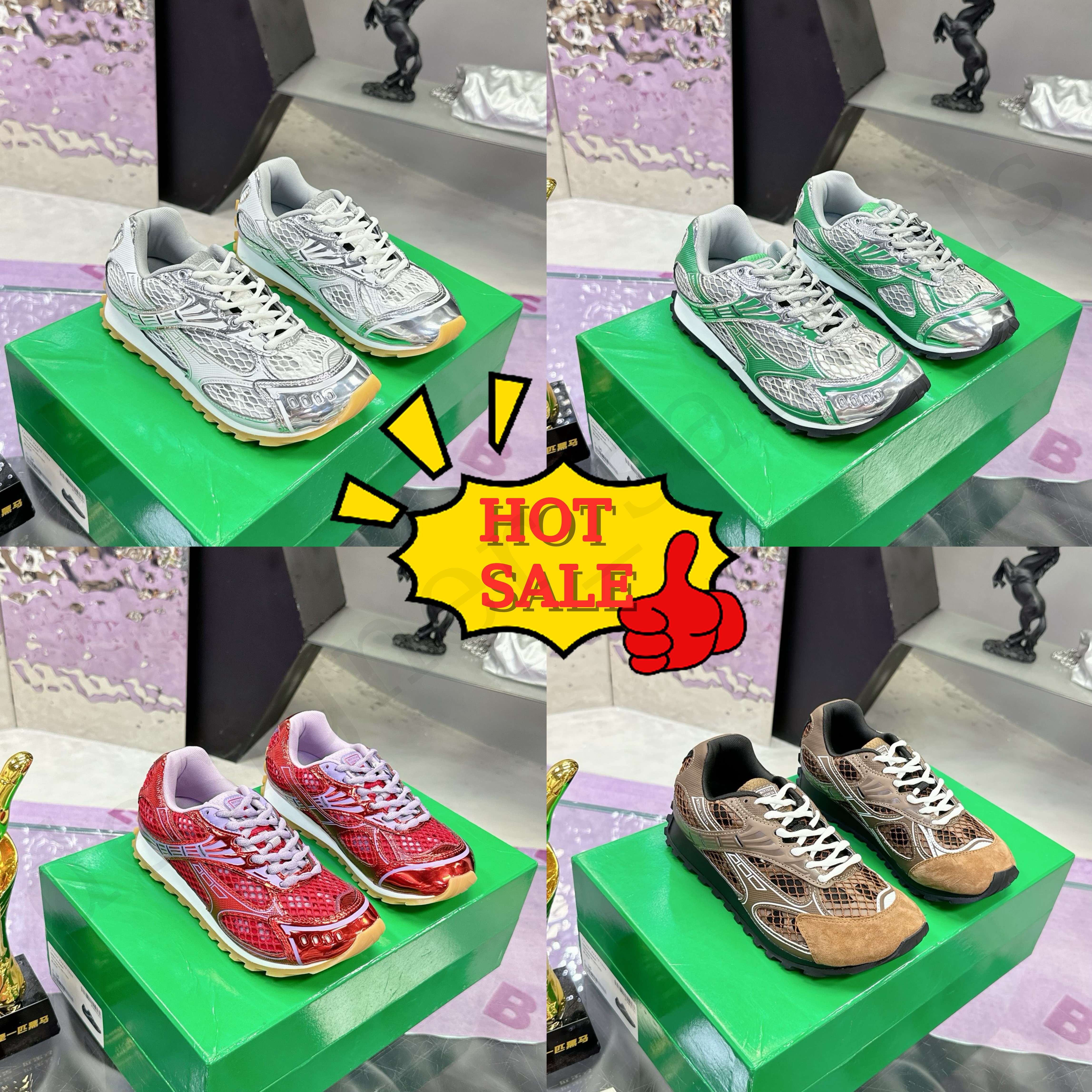 Orbit Sneakers Designer Shoes Running Shoes Womens Luxury Trainers Leather Mesh Sneakers Womans Trainers Shoes Designer Women Mens Shoe Big Size