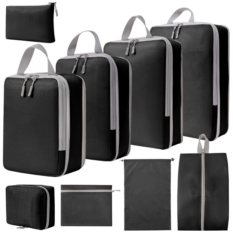 Compression Travel Storage Bag Set Digital Toiletry Cosmetic Storage Bag Shoes Luggage Clothing Travel Storage Bag