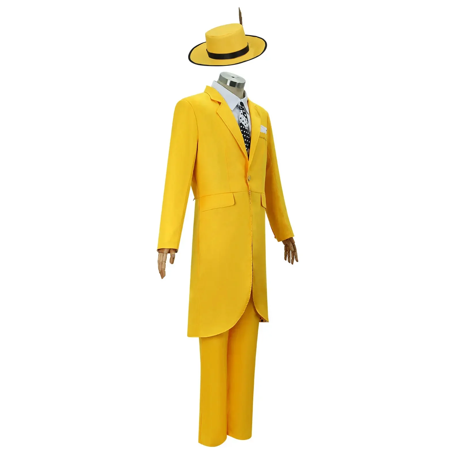Movie Cosplay Costume Carry Cosplay Yellow Uniform Carnival Party Suit Hat Green Halloween Carnival Costume