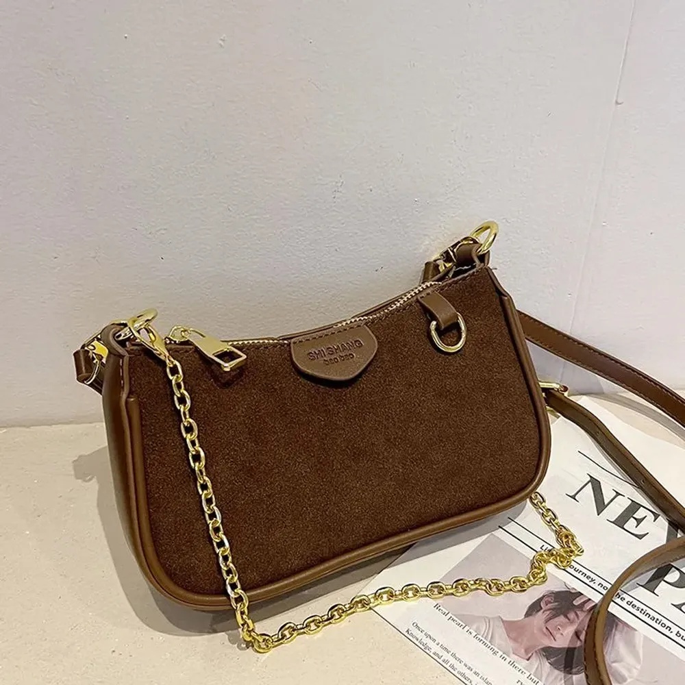 Desiner Ba Shoulder Ba Luxury Ba Crossbody Ba Purse Fashion Hundred Commuter Women's Armpit Ba Hih Quality Leather Small Square Ba Luxury Bag Bro