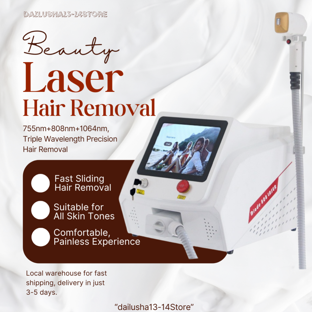 Best Ice Platinum 808nm Diode Hair Removal Machine 3 wavelength Professional Painless Epilator Skin Rejuvenation For Salon