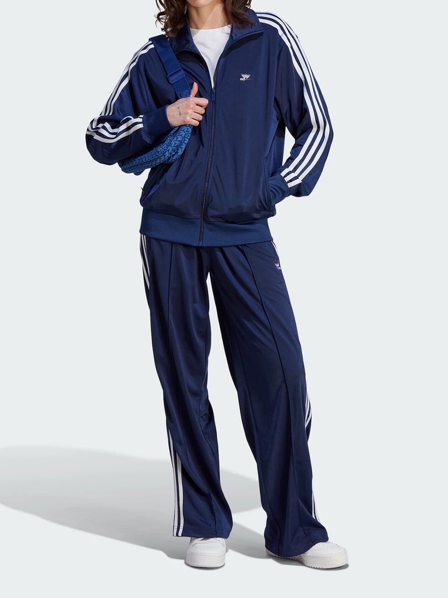 2025 Autumn New Women's FIREBIRD Retro Classic Striped High Waist Sports Wide Leg Trousers Woman Loose Track Pants IL3817 Z260314