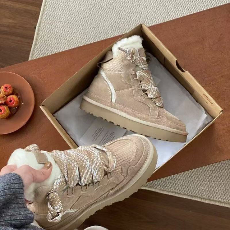 Classic New Casual Shoes Lowmel Autumn Winter Women Snow Top Cozy Sport Casual Boots With Hot Box 9F98 23F