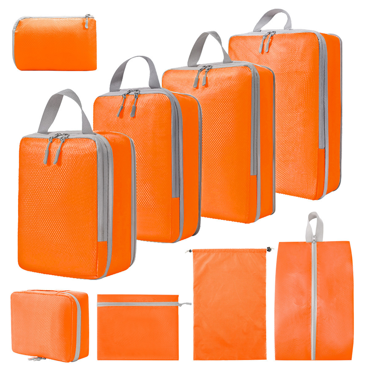 Compression Travel Storage Bag Set Digital Toiletry Cosmetic Storage Bag Shoes Luggage Clothing Travel Storage Bag