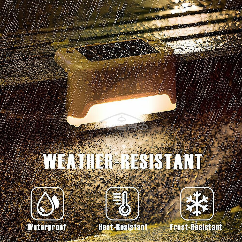 1/4/8/12/16X Solar Led Outdoor Garden Lights Warm White Waterproof Night Stair Fence Villa Campus Farm Park Decor Lighting Bulbs