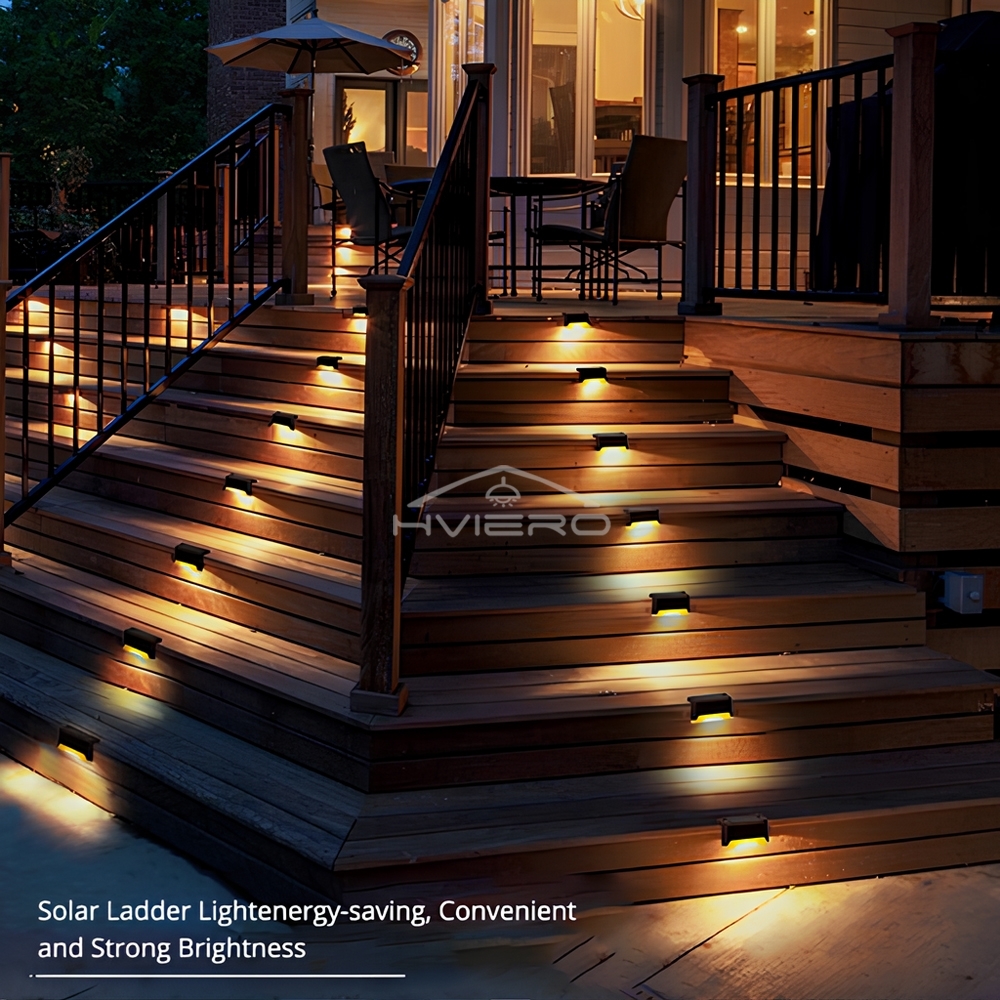 1/4/8/12/16X Solar Led Outdoor Garden Lights Warm White Waterproof Night Stair Fence Villa Campus Farm Park Decor Lighting Bulbs