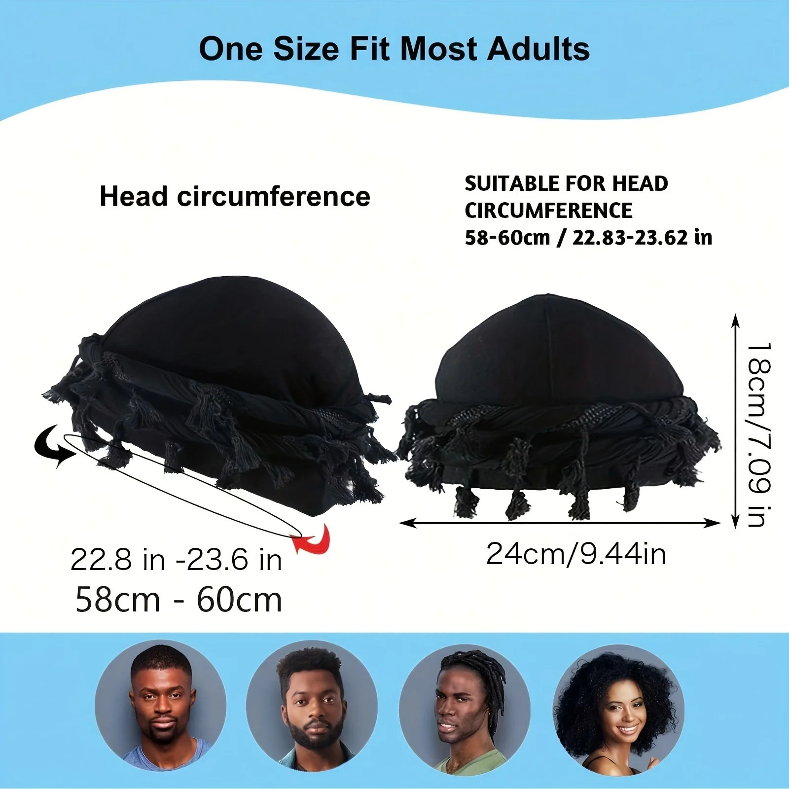 Vintage Twist Turban Head Wraps for Men Stretch Modal And Satin Turban Scarf Tie for Hair Drawstring Closure and Machine Washab 250708