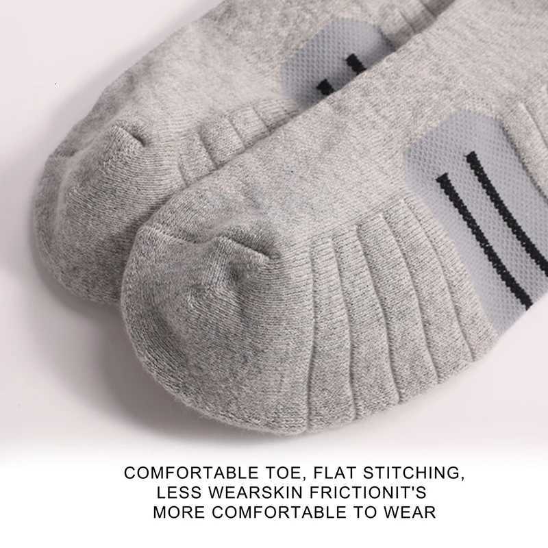 3 Pairs Mens XL Running Socks Thick Wear-Resistant Absorbent Deodorant Outdoor Hiking Sports Ankle Socks W250709