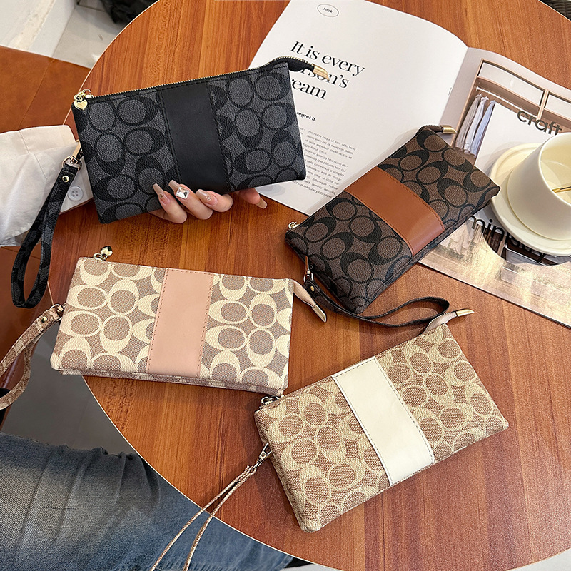 Luxury Wallet 2025 New Women's Phone Clutch Purse Soft Leather Print Lightweight Mini Crossbody Bag Multi-functional Wallet Coin Purse