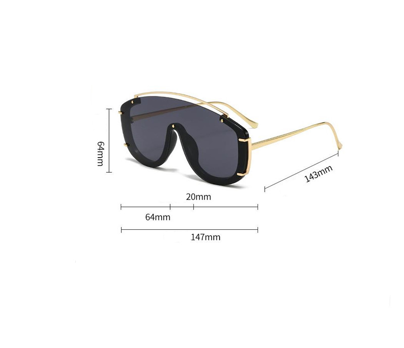 Designer Sunglasses For Women Men Fashion Big Frame Sunglasses Luxury Polarized Lens Goggle Pilot PC Frame Oversized UV400 Eyewear Luxury Style Sungla