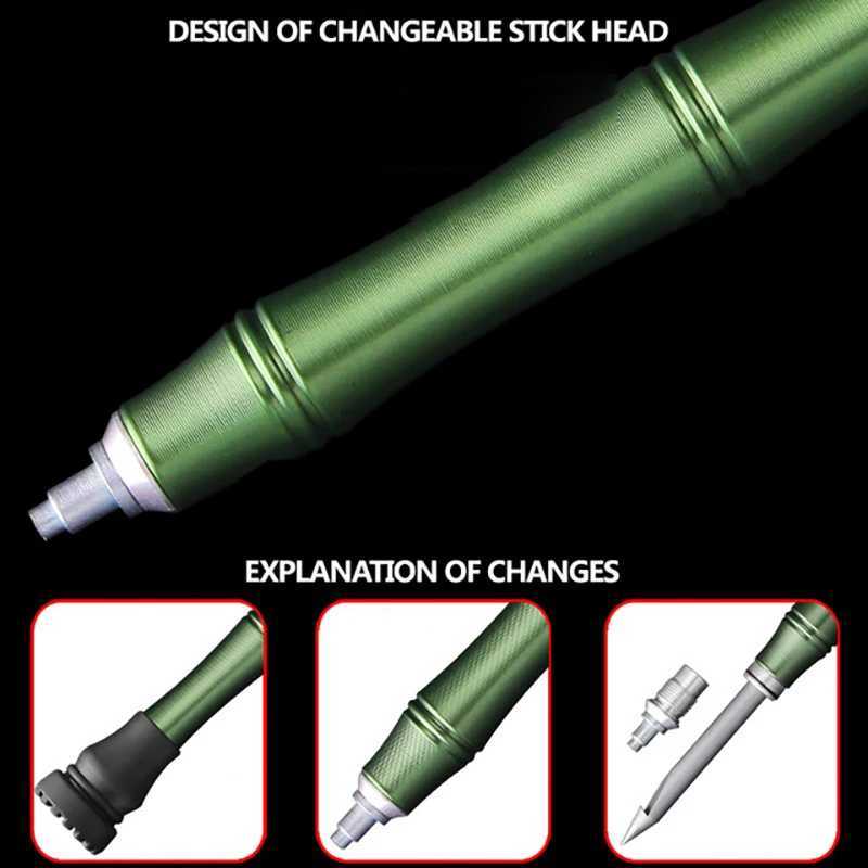 Outdoor Dense Tactical Stick Alpenstock Hiking Camping Equipment Multifunctional Folding Tools Walking Sticks W250709