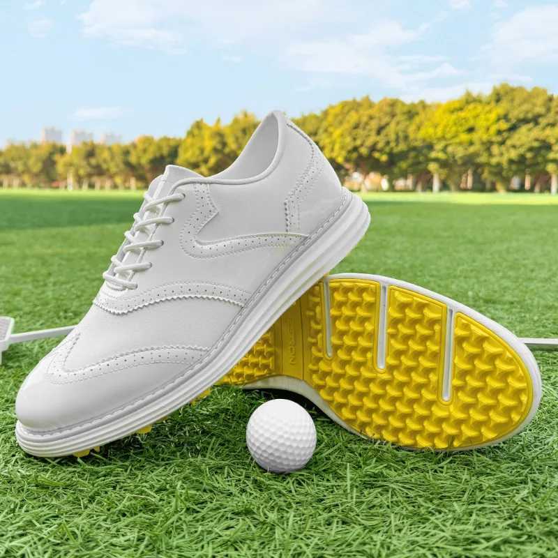 Professional Men Golf Shoes Anti Slip M Golfers Sneakers Golfing Footwears Size 39-48 Y250709