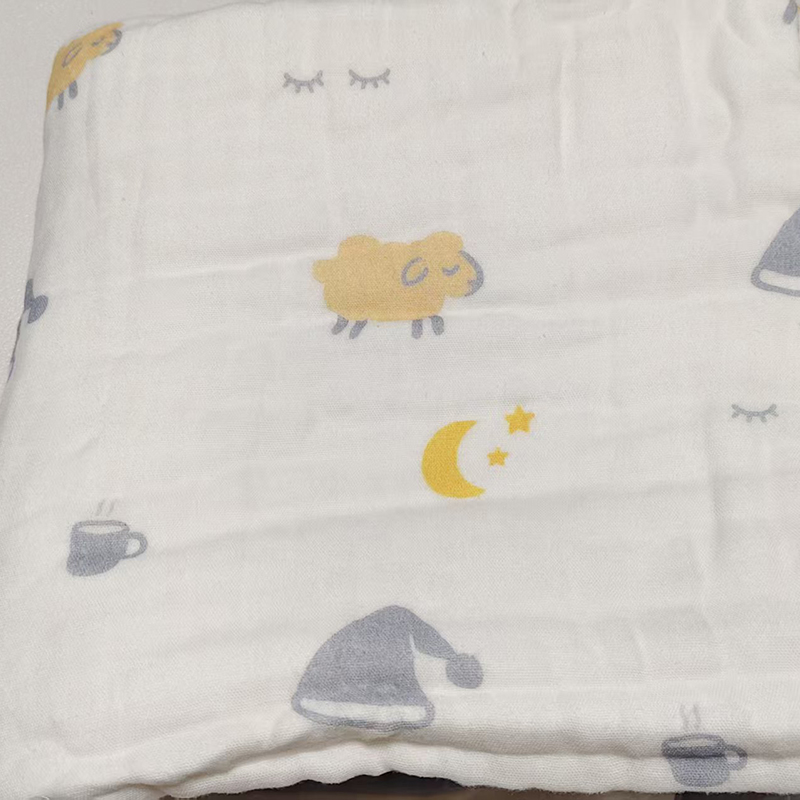 Newborn baby bag, single newborn baby swaddling cloth, pure cotton thin cloth, baby blanket, delivery room cloth, summer blanket 120*120
