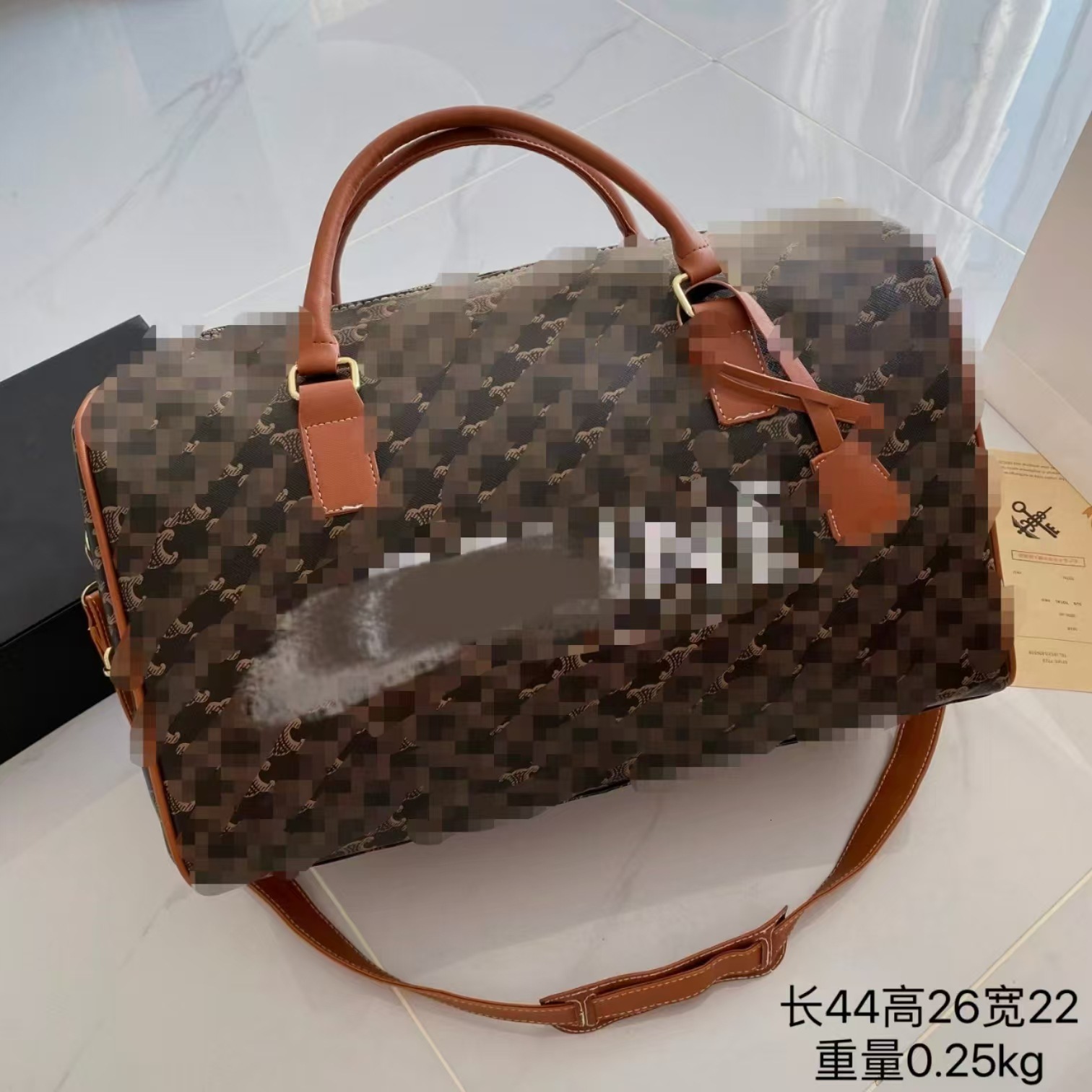 Designer bag 2025 Ancient Flower Travel Bag Women Bag New Large Capacity Gym Bag Carryon Luggage Boston Handbag high quality luxury bag