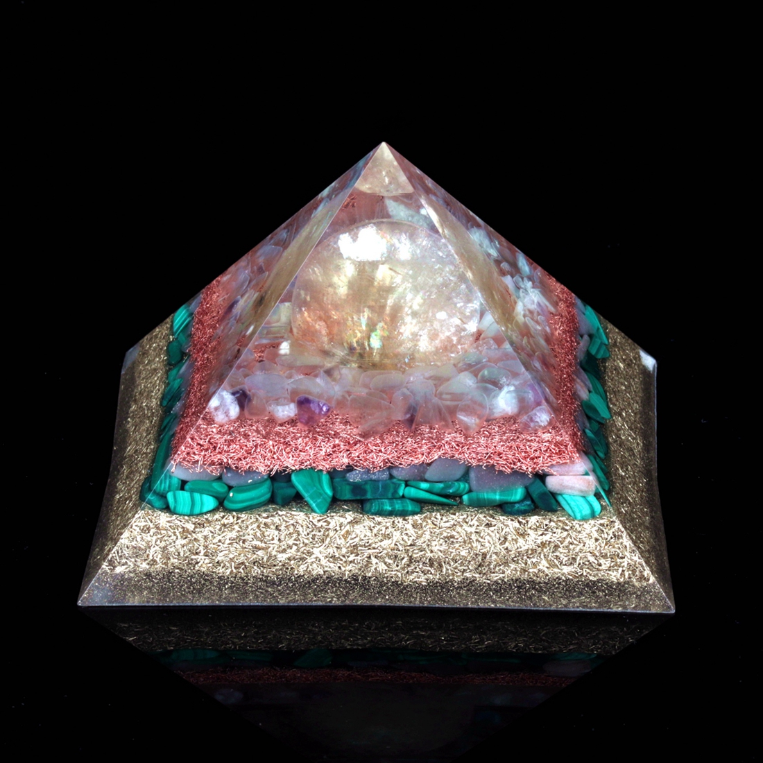 Generatore Di Energia Della Piramide Orgone Per Guarigione Del Plesso Solare Pl…