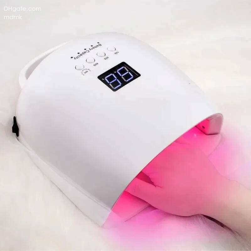 NEW Rechargeable 86W UV LED Lamp Cordless Dryer Gel Polish Professional Nail Art Manicure Tools for Home and Salon X250709