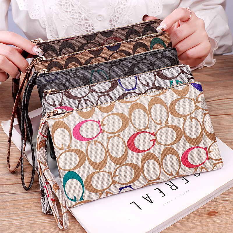 Designer 2025 New Casual Long Simple Fashion Shopping Coin Purse Phone Ladies' Clutch Light Luxury Women's Bag