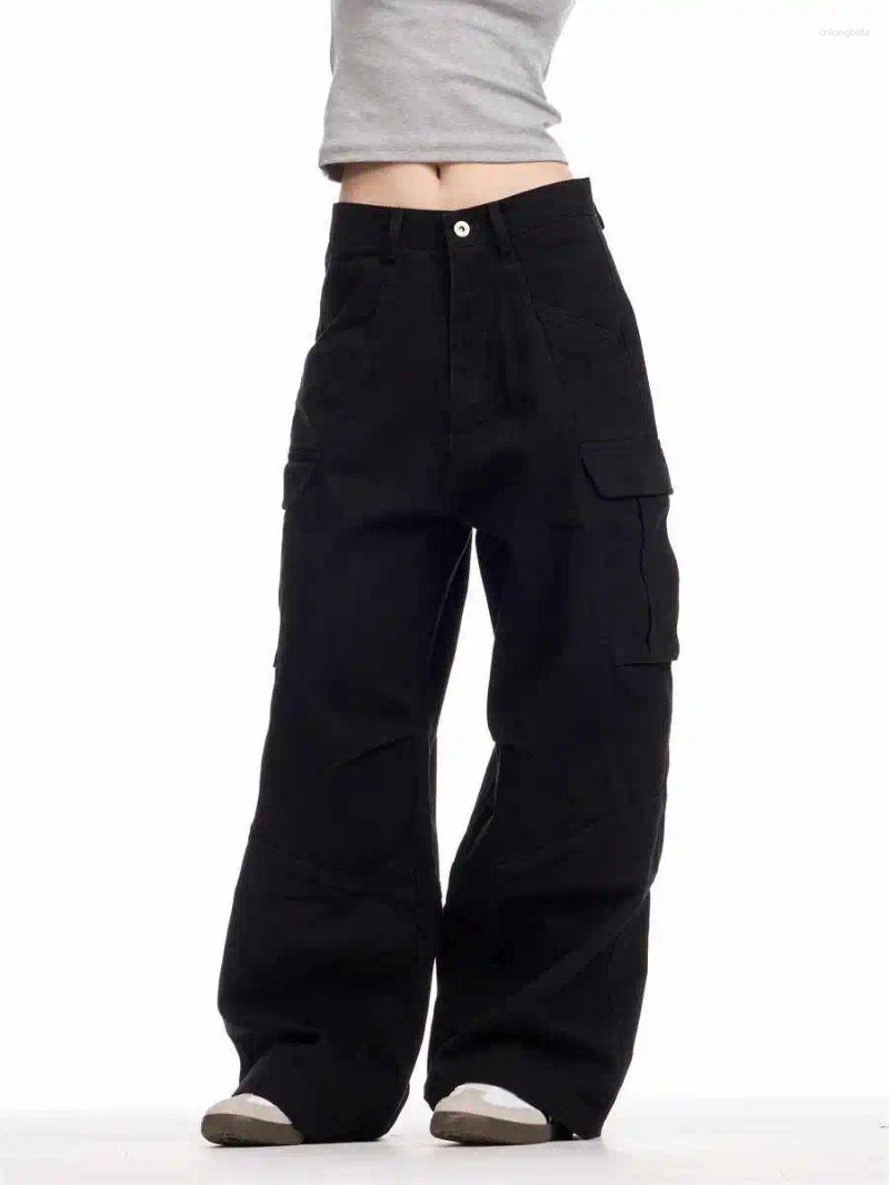 Women' s Pants Brown Y2k Cargo Harajuku Long Japanese 20 - view 5