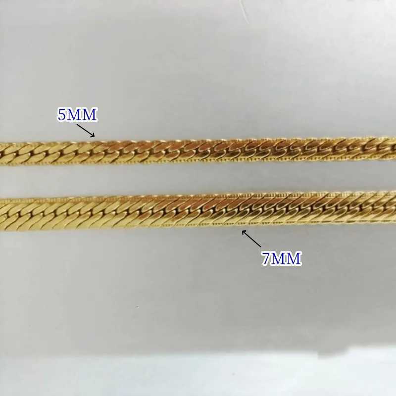 5/7mm Stainless Steel Snake Chain Bracelets for Men Silver Plated Hand Chain Bracelet for Women Men Trendy Jewelry Gifts W250728