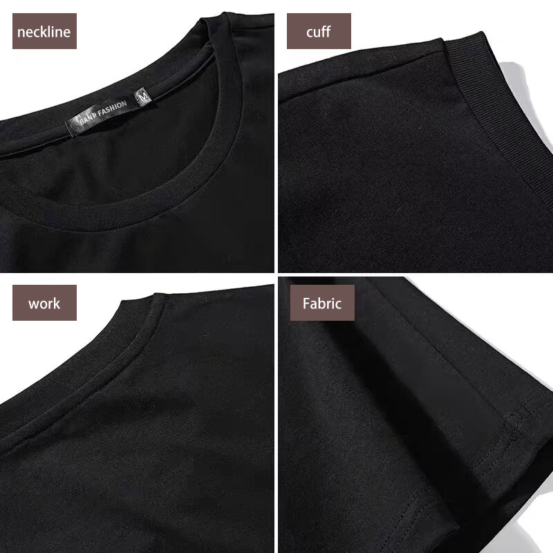 Men's T-Shirts Comfortable Cotton Mens Short-Sleeve Tee Shirts T3