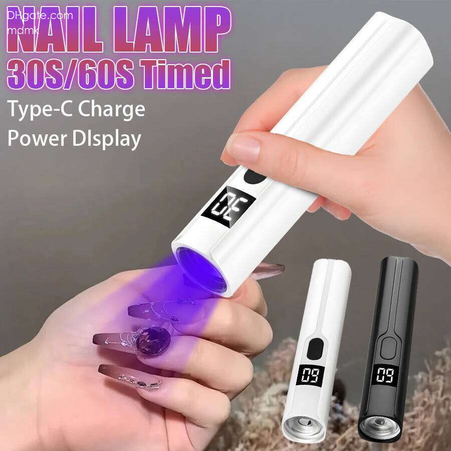 Portable Handheld Dryer UV/LED Curing All Gel Polish Art Tool USB Rechargeabl Quick Dry Nail Lamp Flashlight X250709