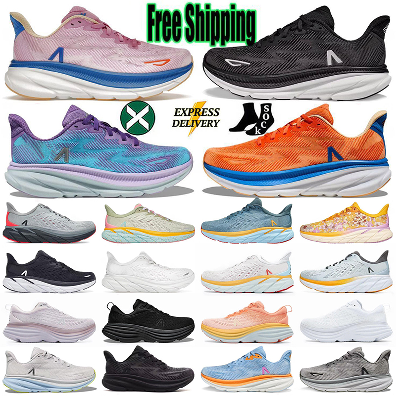 Free shipping Designer Hokasneakers Women Bondi 8 9 Sneaker One Womens Challenger 7 Anthracite Hiking Shoe Breathable Mens Outdoor Sports Sneakers Trainers