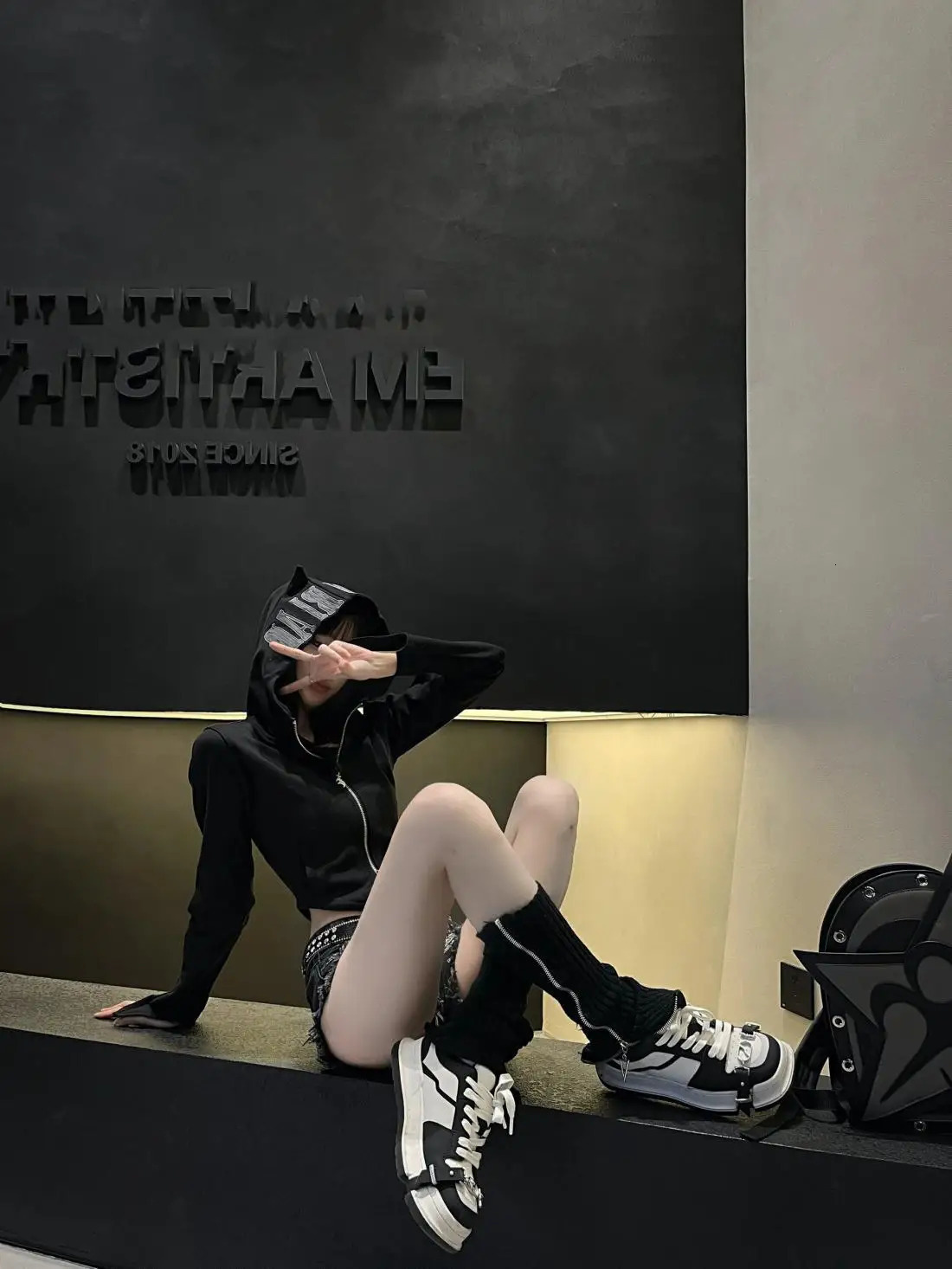 2K Hooded Shirt Crop Top Punk Vintage Letter Gothic Clothes Winter Fashion Streetwear Women Slim Hoodies Zip Up Hip Hop Hoodie 250709