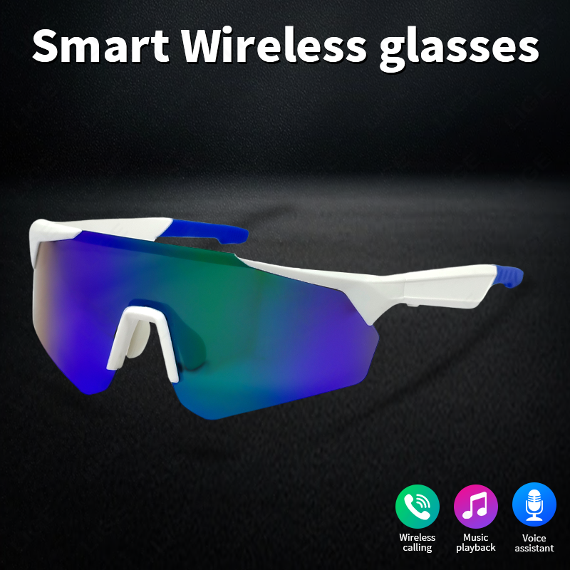 LIGE anti-blue light wireless smart glasses neutral style men and women universal sports cycling glasses multi-function sunglasses goggles