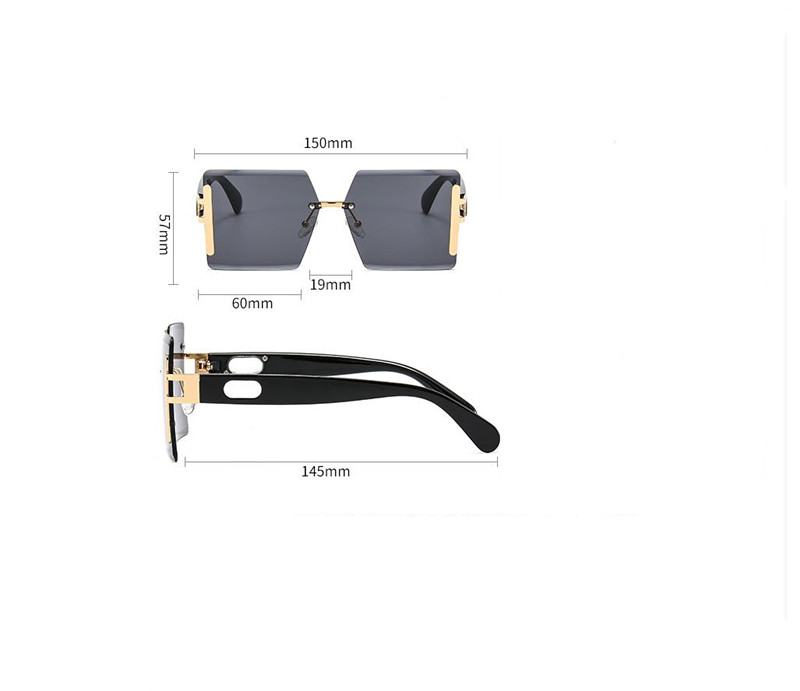 Designer Sunglasses For Women Men Fashion Sunglasses Luxury Polarized Lens Goggle Pilot PC Frame Oversized UV400 Eyewear Luxury Style Sunglasses D206