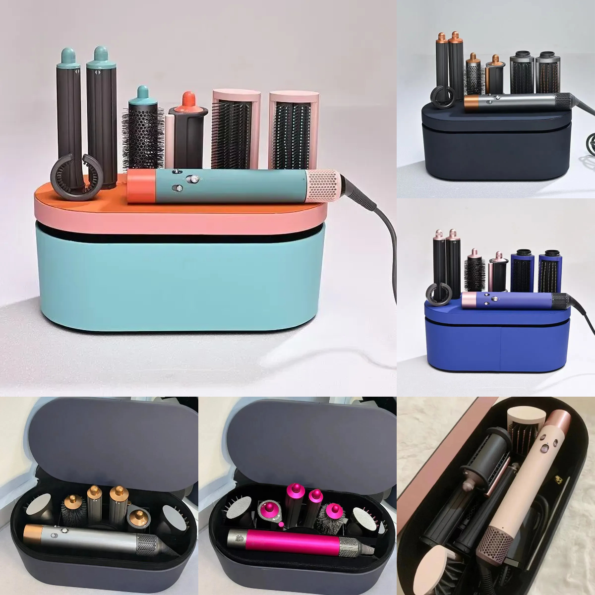 Multifunctional Electric Hair Curler Multi Function for Women Professional Adjustable Temperature Hair Tool Hair Curlers Negative ion 7-in-1