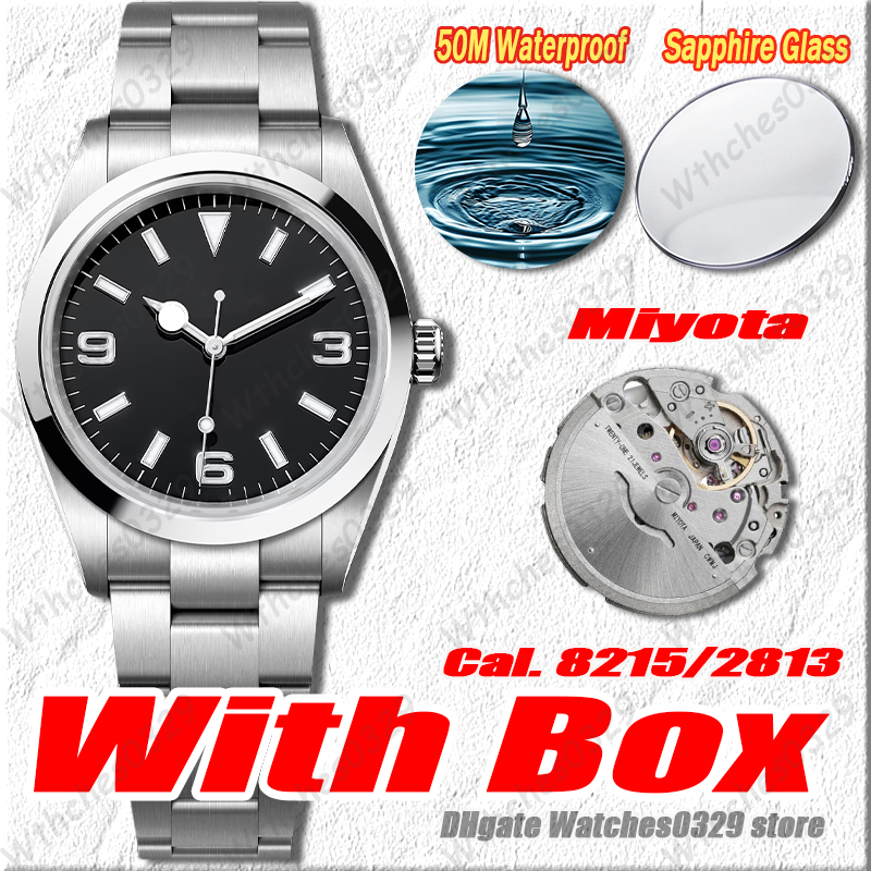 Luxury Mens Watch Designer Watches High Quality Men AAA 8215/2813 Automatic Mechanical Watch 904L Stainless Steel Waterproof Business Vintage High-end Wristwatch