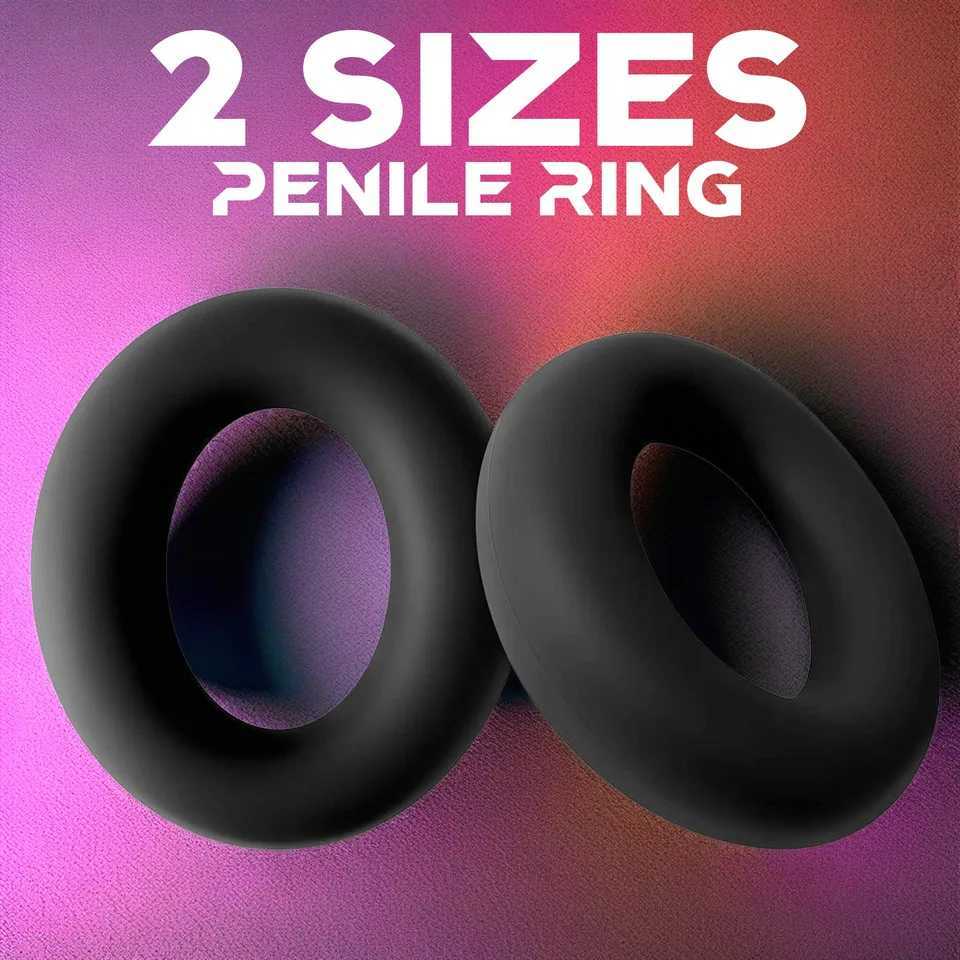 1 Pcs Silicone Penis Ring Soft Male Delay Ejaculation Penis Ring Lock Elastic Cock Rings Exercise Bands Sex Toys for Men Adult