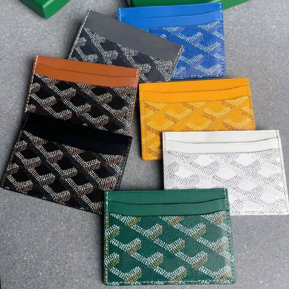 Designer Bag Mini Card Holder Lady Wallet Luxury Passport Holders Multiple Colors Mini Cover High Quality Letter Coin purse Leather Key Pouch Mens/Womens Wallet845