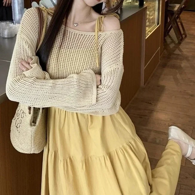 Spring Korean Style Sensibility Casual Tank Dress Two Piece Suit Womens Trendy Fashionable Chinese Origin 250709