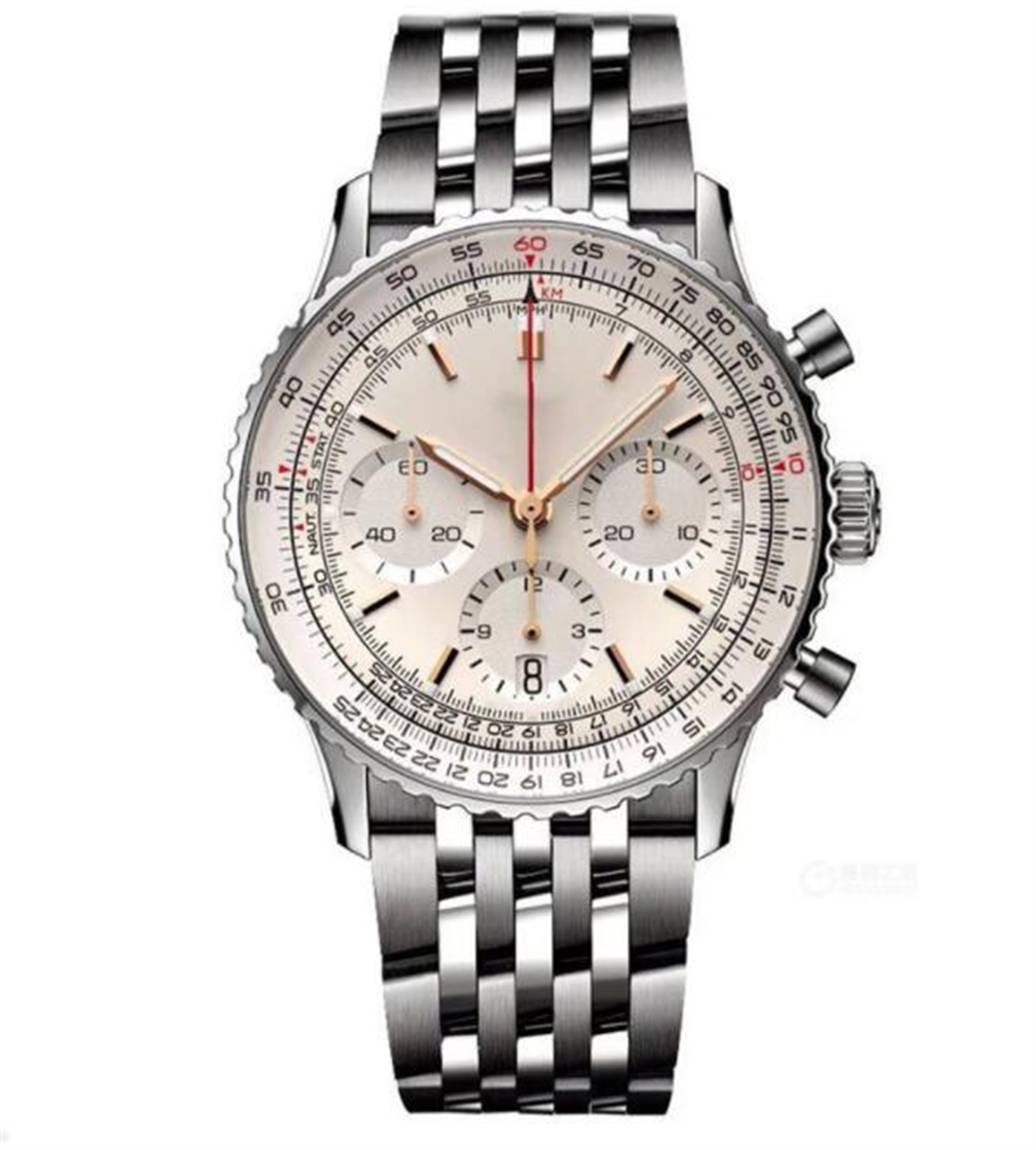 U1 Top-grade Watch B06 B01 B20 Navitimerss Chronograph Quartz Movement Watches Blue Dial 50TH ANNIVERSARY Stainsteel Wristwatches Montre De Luxe Wristwatches