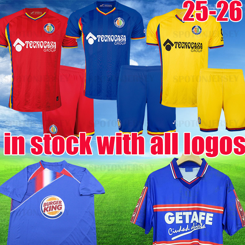 25 26 Getafe Soccer Jerseys retro 1998 1999 2009 2010 ALDERETE DJENE ARAMBARRI UCHE RICO PETER Bertug Yildirim B.Mayoral SOLA 2025 2026 Football Shirts Uniforms