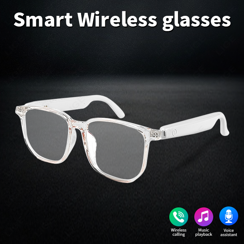 LIGE AI smart glasses anti-blue light sunglasses wireless call glasses outdoor glasses music control speakerunisex style waterproof