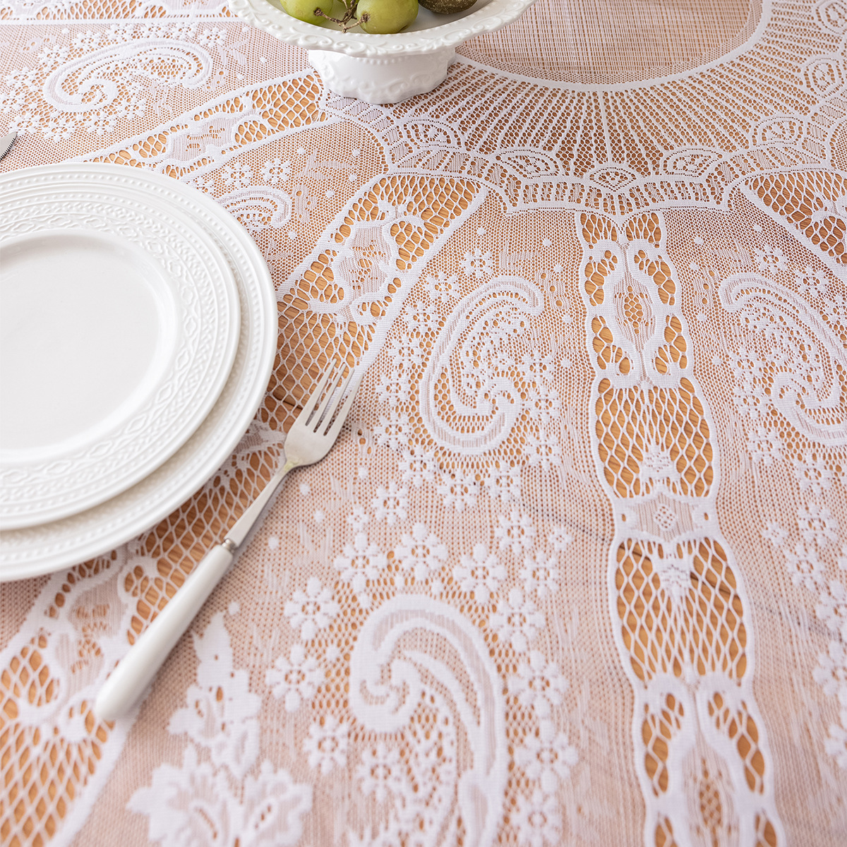 Tablecloth new white lace tablecloth home beautification decoration tablecloth ZTRZ01