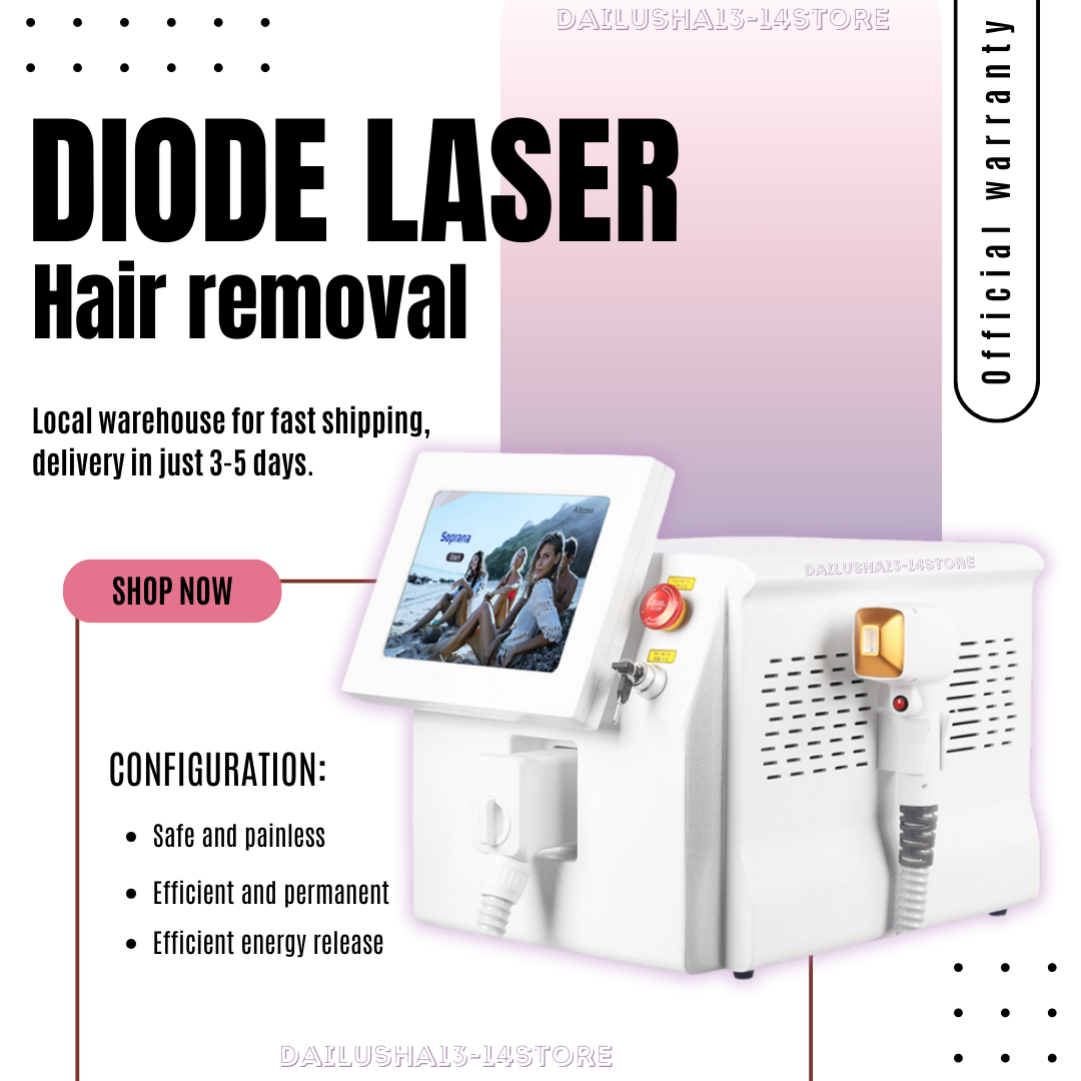 Desktop Laser Hair Removal Device 755 808 1064NM Diode Laser Painless Permanent Hair Removal Machine For Salon