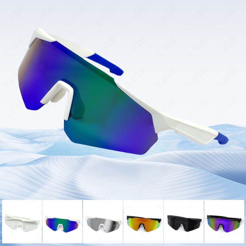 LIGE anti-blue light wireless smart glasses neutral style men and women universal sports cycling glasses multi-function sunglasses goggles