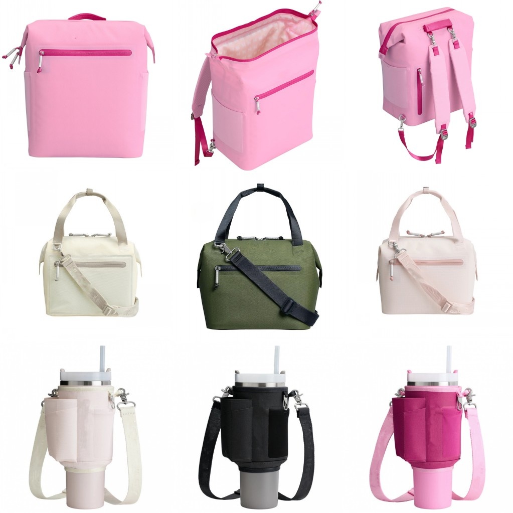 Ship From US Cooler Bag Lunch Box All Day Julienne Mini Soft 10 Can Cooler with Handles and Strap 12 Hour Cooling Insulated Travel Bag with Zipper BPA